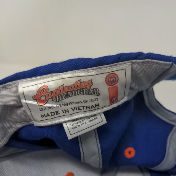 Captivating Headgear Men's Strapback Hat Blue OSFA Embroidered Florida Gators - Picture 8 of 9